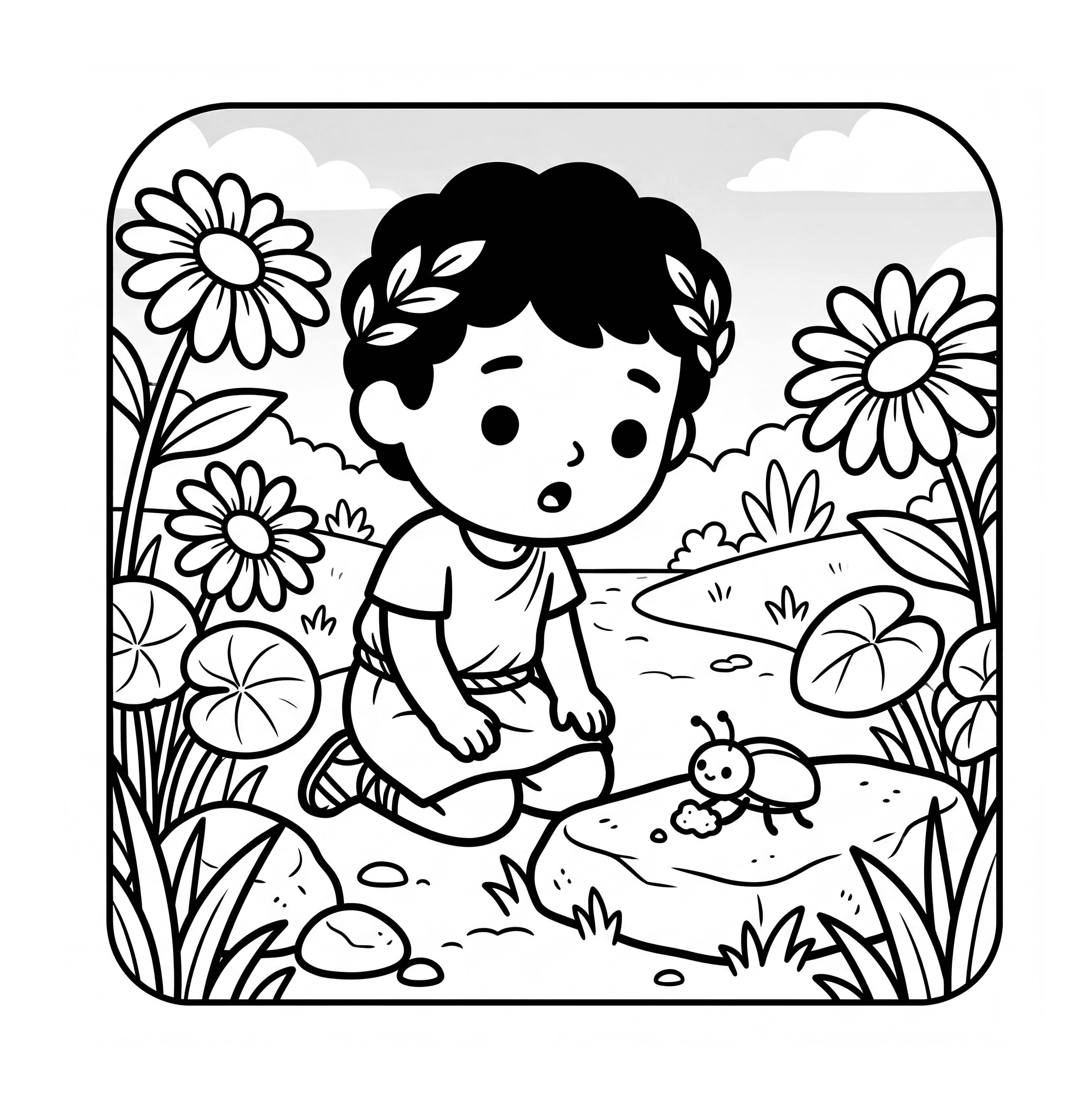 The Beetle on the Stone — patience and presence