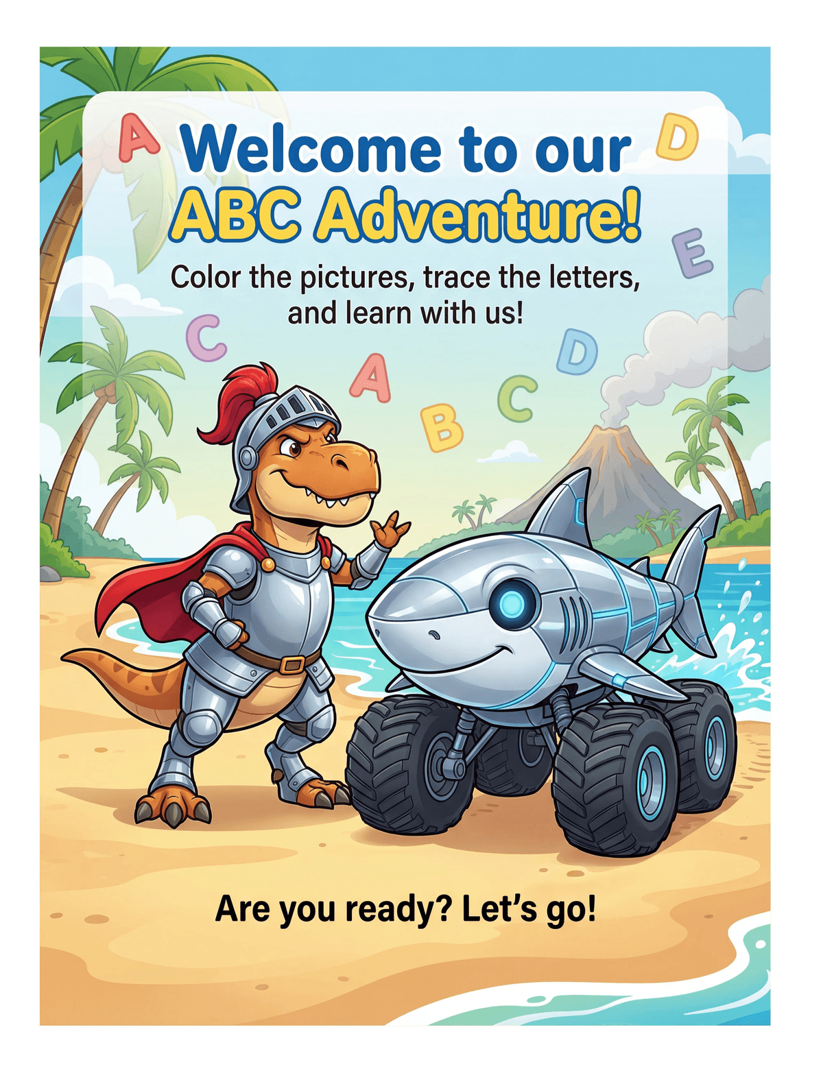First page of Learn to Write ABC