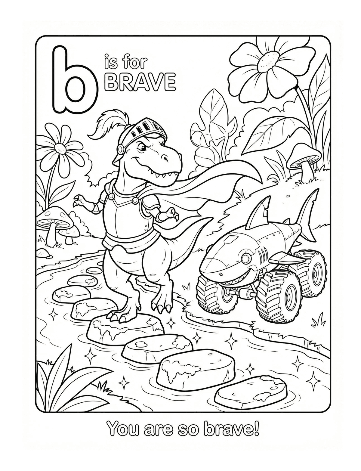 Fourth page of Lowercase Magical Garden
