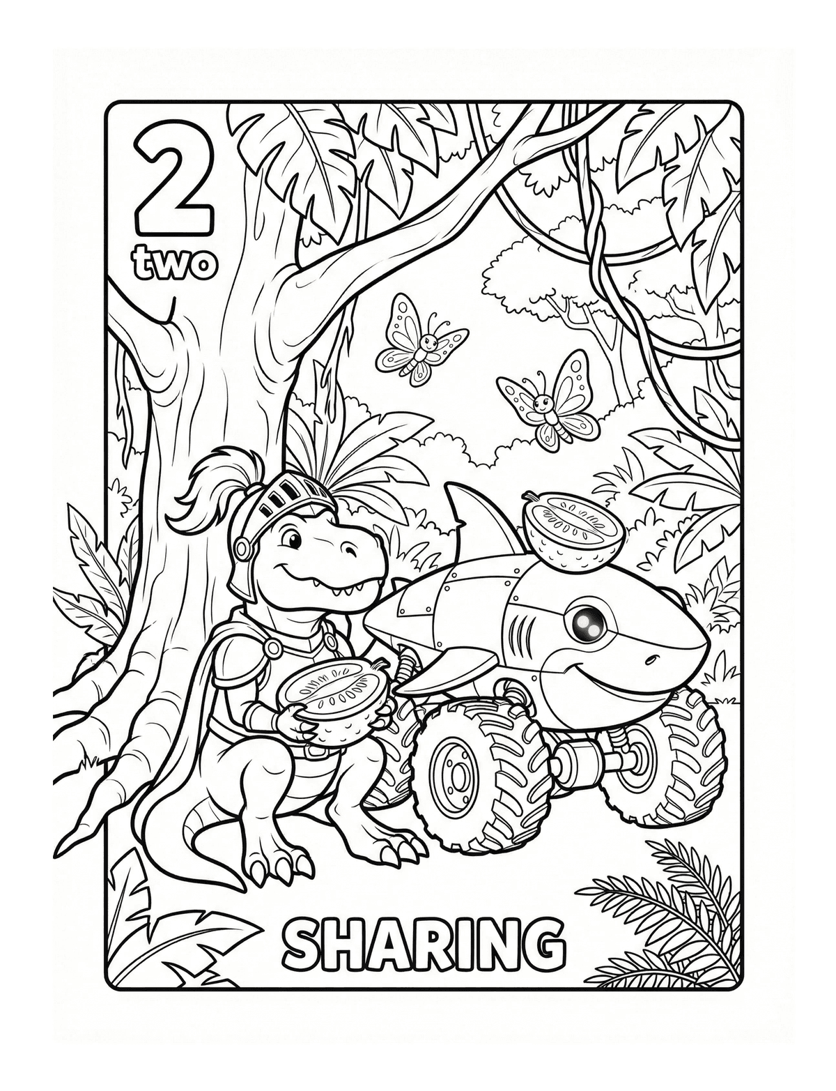 Fourth page of Numbers of the Jungle