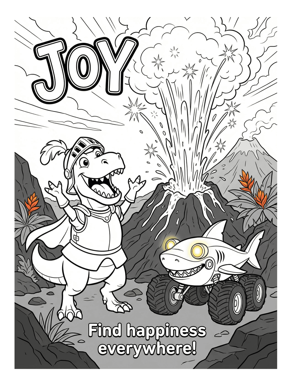 Fourth page of Words of Volcano Island