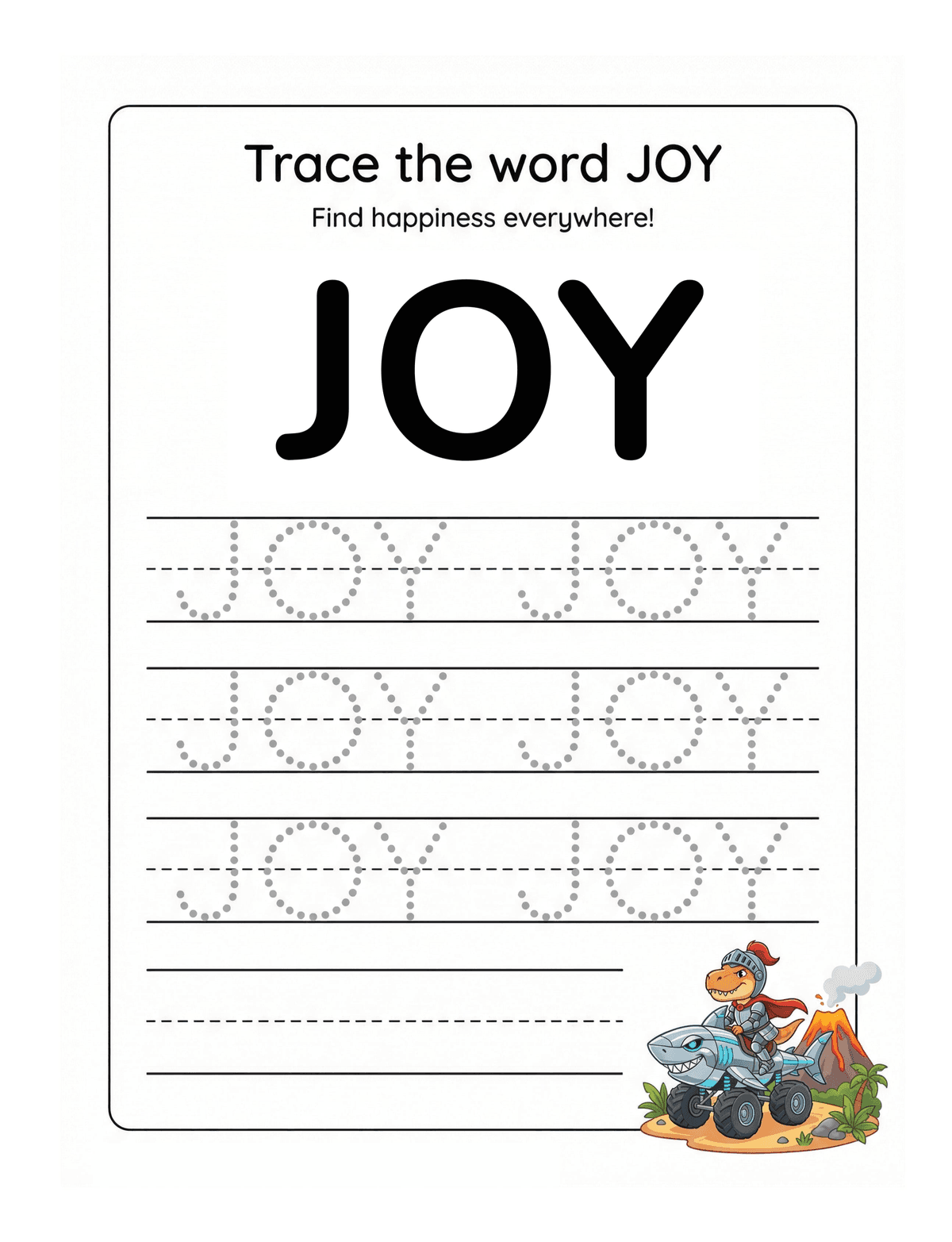 Fifth page of Words of Volcano Island